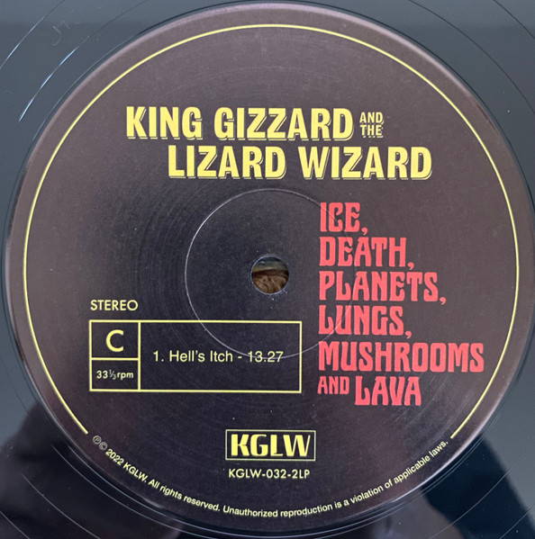 King Gizzard And The Lizard Wizard – Ice, Death, Planets, Lungs, Mushrooms And Lava (2LP)